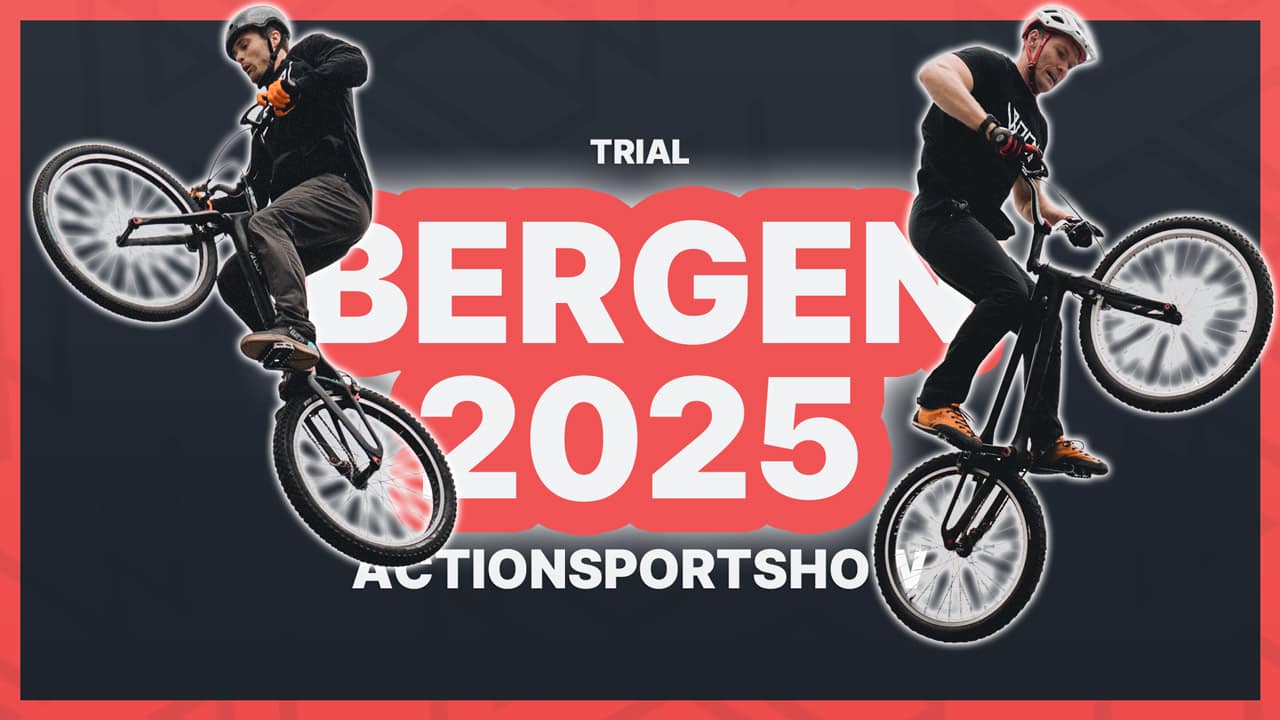 Se video fra et spektakulært sykkelshow i Bergen.