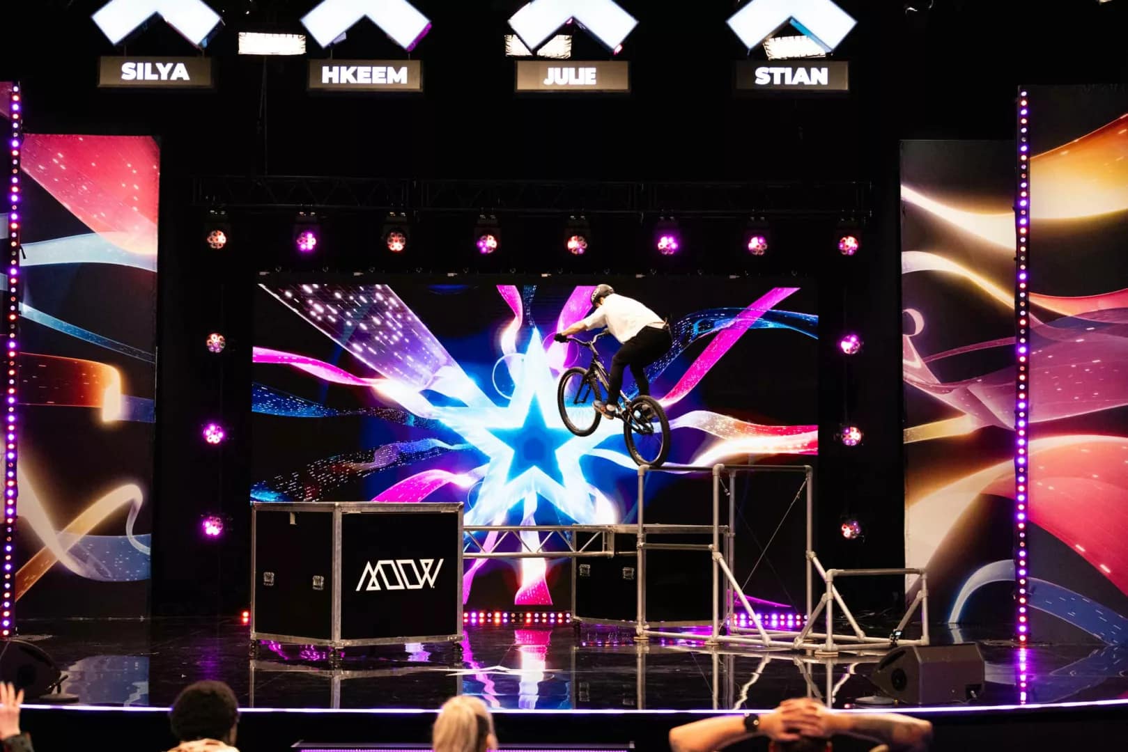 Eirik Ulltang sykler trial på Norske Talenter