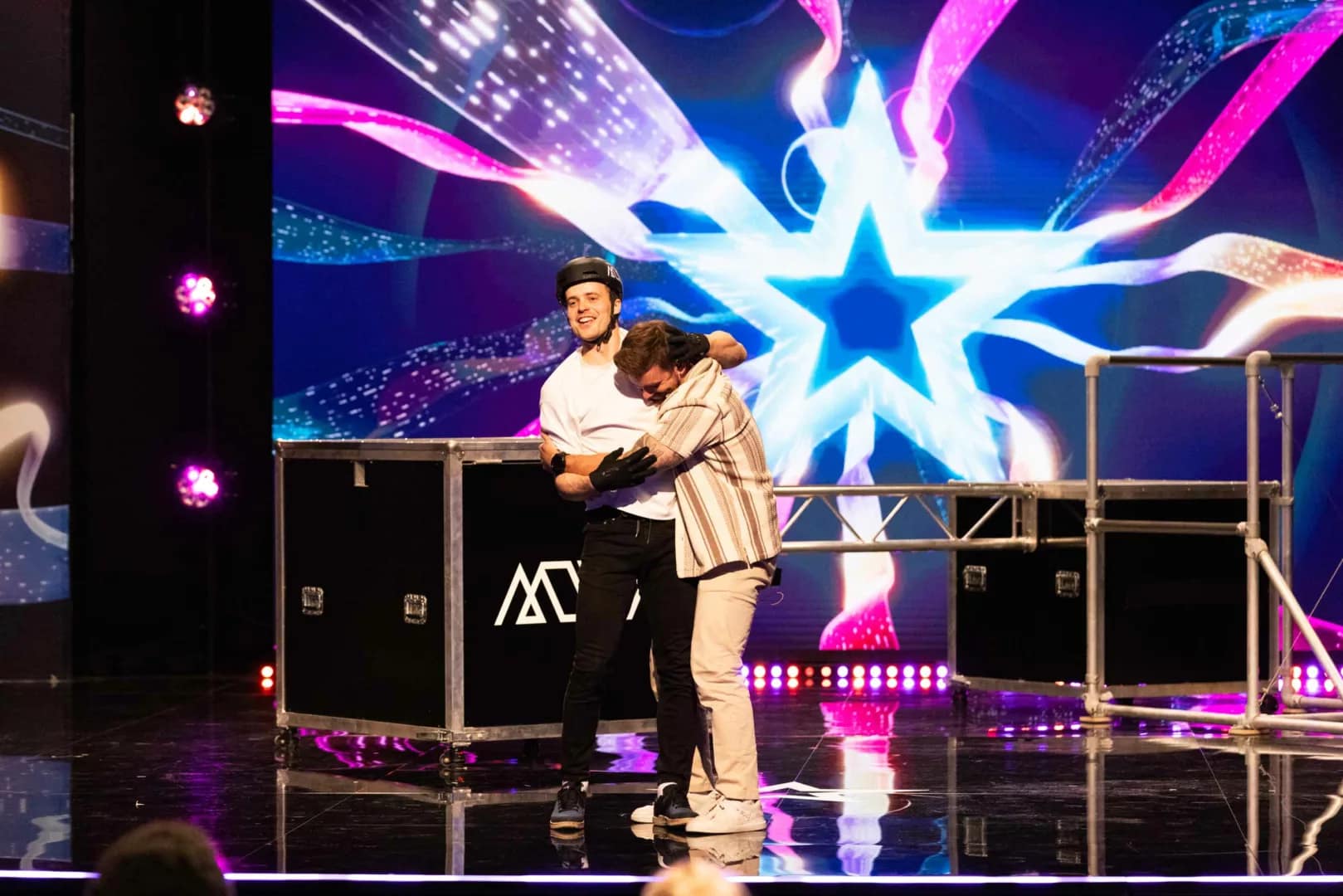 Stian Blipp takker Eirik for at alt gikk bra!