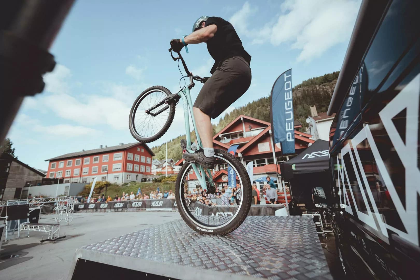 Erik Solbakken actionsportshow på Huckfest 2022