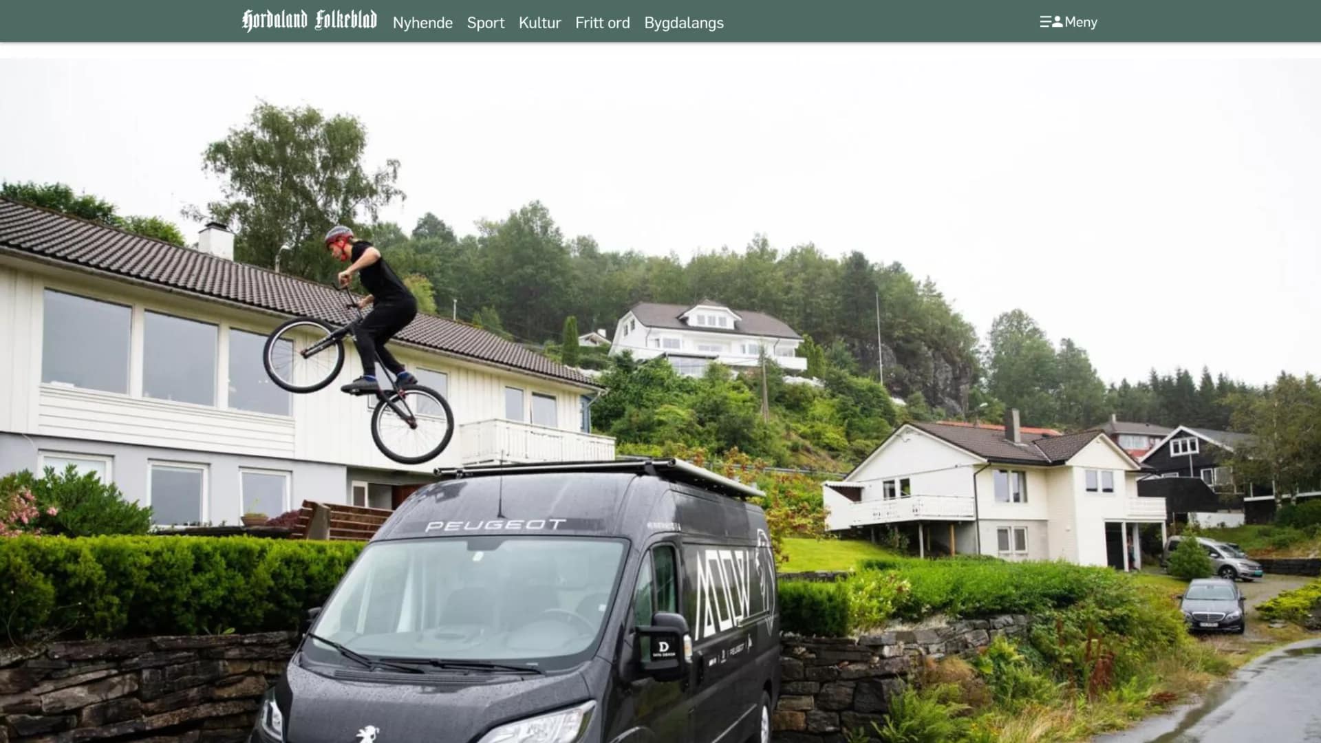 Eirik Ulltang portrett i Hordaland Folkeblad