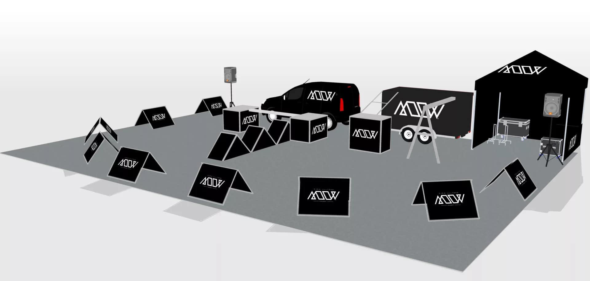 Standardriggen - den minste av våre showrigger