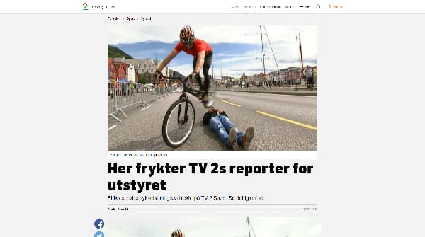 Pressedekning av MOOW SHOW på TV2.no