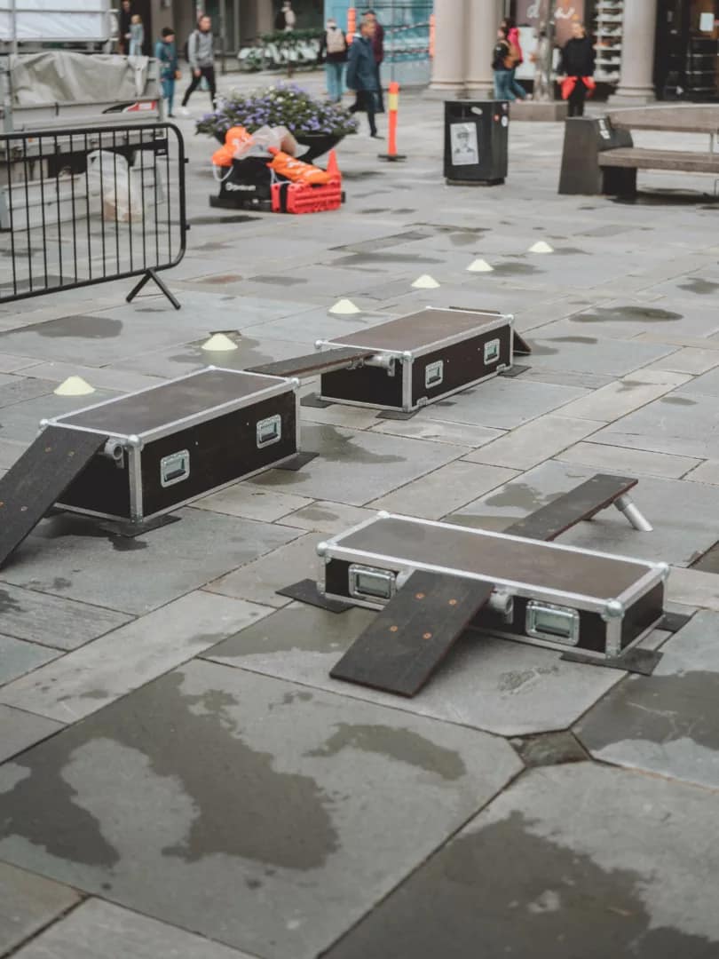 En av våre prøvebaner - for BMX.